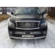 Накладка решётки радиатора 16 мм ТСС для Infiniti QX56 2010-2013