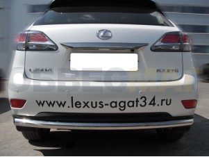 Защита заднего бампера 60 мм для Lexus RX270/350/450 № RX12_3.3